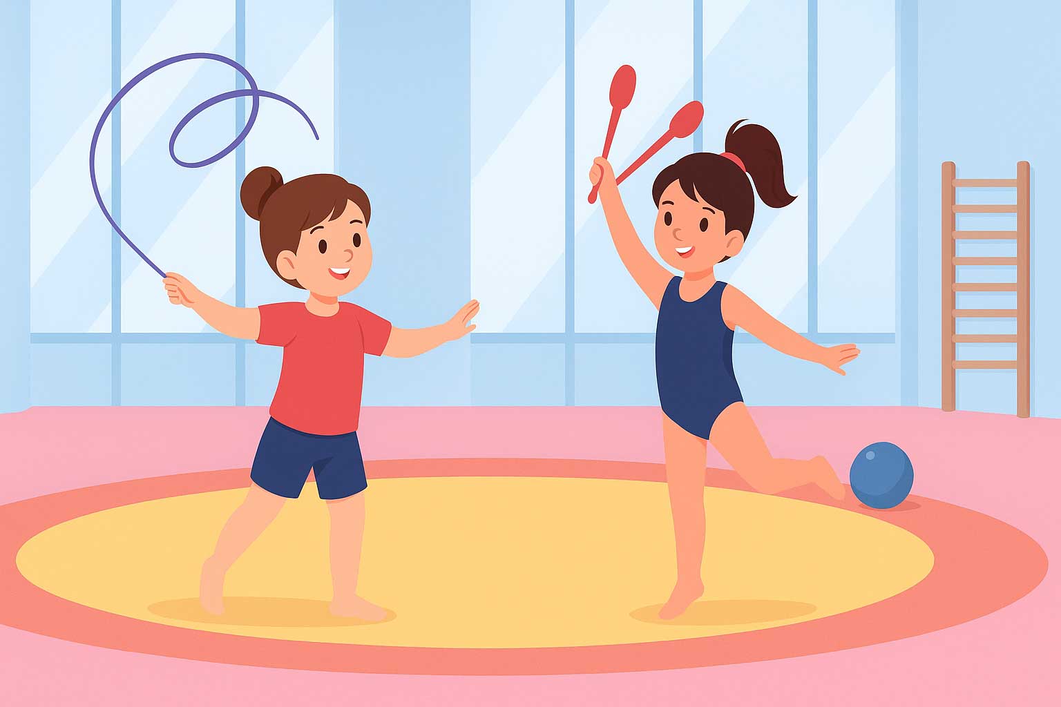 Mākslas vingrošana - Rīgas 86, pamatskolā