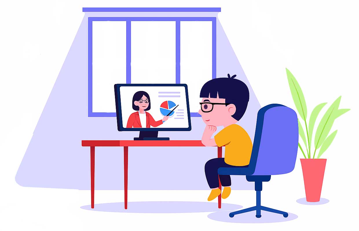 Mācības attālināti, kā notiek stundas